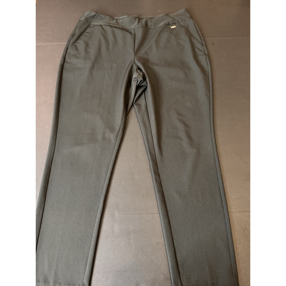 Greg Norman Golf Pants Womens 10 Pull on Ankle Wrinkle resistant Athletic